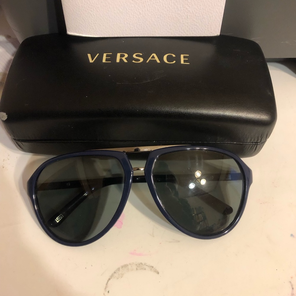 Versace Aviator Sunglasses